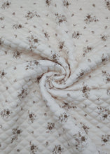 Charger l'image dans la galerie, Steppstoff - Little brown flowers Anna