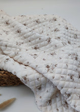 Charger l'image dans la galerie, Steppstoff - Little brown flowers Anna