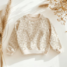 Lade das Bild in den Galerie-Viewer, Big Leo beige - Bio Jersey/ Bio French Terry