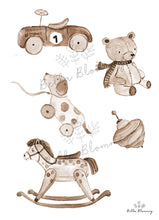 Lade das Bild in den Galerie-Viewer, Bügelbild 'Retro Spielzeug'