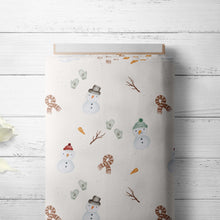 Afbeelding in Gallery-weergave laden, Wir bauen einen Schneemann - Bio French Terry/ Bio Jersey