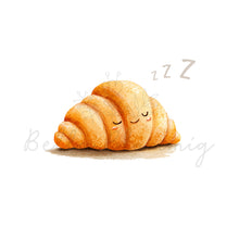 Lade das Bild in den Galerie-Viewer, Bügelbild 'Little sleeping croissant"