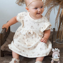 Afbeelding in Gallery-weergave laden, Bio Ribjersey - 'Little brown flower 'Anna'