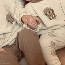 Afbeelding in Gallery-weergave laden, Bio Ribjersey "Little popcorn offwhite'