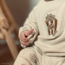 Afbeelding in Gallery-weergave laden, Bio Ribjersey "Little popcorn offwhite'