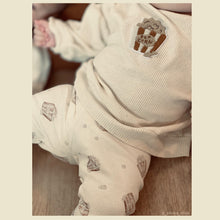 Afbeelding in Gallery-weergave laden, Bio Ribjersey "Little popcorn offwhite'