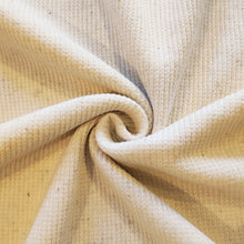 Afbeelding in Gallery-weergave laden, Waffel Leinen Strick - beige melange naturel