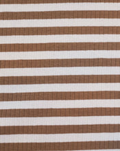 Afbeelding in Gallery-weergave laden, Breit Ribjersey Streifen - zimt