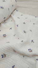Lade das Bild in den Galerie-Viewer, Bio Musselin 'Blueberries
