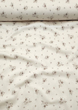 Afbeelding in Gallery-weergave laden, Bio Ribjersey - 'Little brown flower 'Anna'