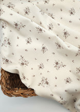 Afbeelding in Gallery-weergave laden, Bio Ribjersey - 'Little brown flower 'Anna'