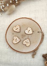 Afbeelding in Gallery-weergave laden, Holzknopf "Herzblatt"
