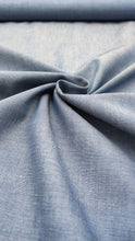 Afbeelding in Gallery-weergave laden, Chambray Jeans Stoff - Bio Baumwolle