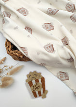 Afbeelding in Gallery-weergave laden, Bio Ribjersey "Little popcorn offwhite'