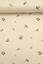 Lade das Bild in den Galerie-Viewer, Pointoille Stripes Feinstrickjersey - 'Little blueberries'