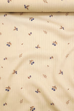 Lade das Bild in den Galerie-Viewer, Pointoille Stripes Feinstrickjersey - 'Little blueberries'