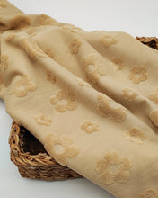 Charger l'image dans la galerie, Frottee Jacquard Jersey - Blumen Champagne