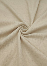 Lade das Bild in den Galerie-Viewer, Ribjersey - Baumwoll Leinen meliert beige