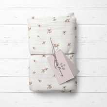 Charger l'image dans la galerie, Bio Musselin - Little brown roses