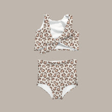 Charger l'image dans la galerie, Lycra UV 50+ / Bio Jersey - Big Leo rosa brown