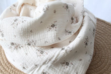 Charger l'image dans la galerie, Musselin - Little brown flowers bouquets