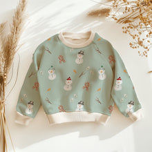 Afbeelding in Gallery-weergave laden, Wir bauen einen Schneemann - Bio French Terry/ Bio Jersey

