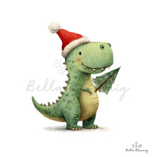 Charger l&#39;image dans la galerie, Bügelbild &#39;Christmas Dino&quot;
