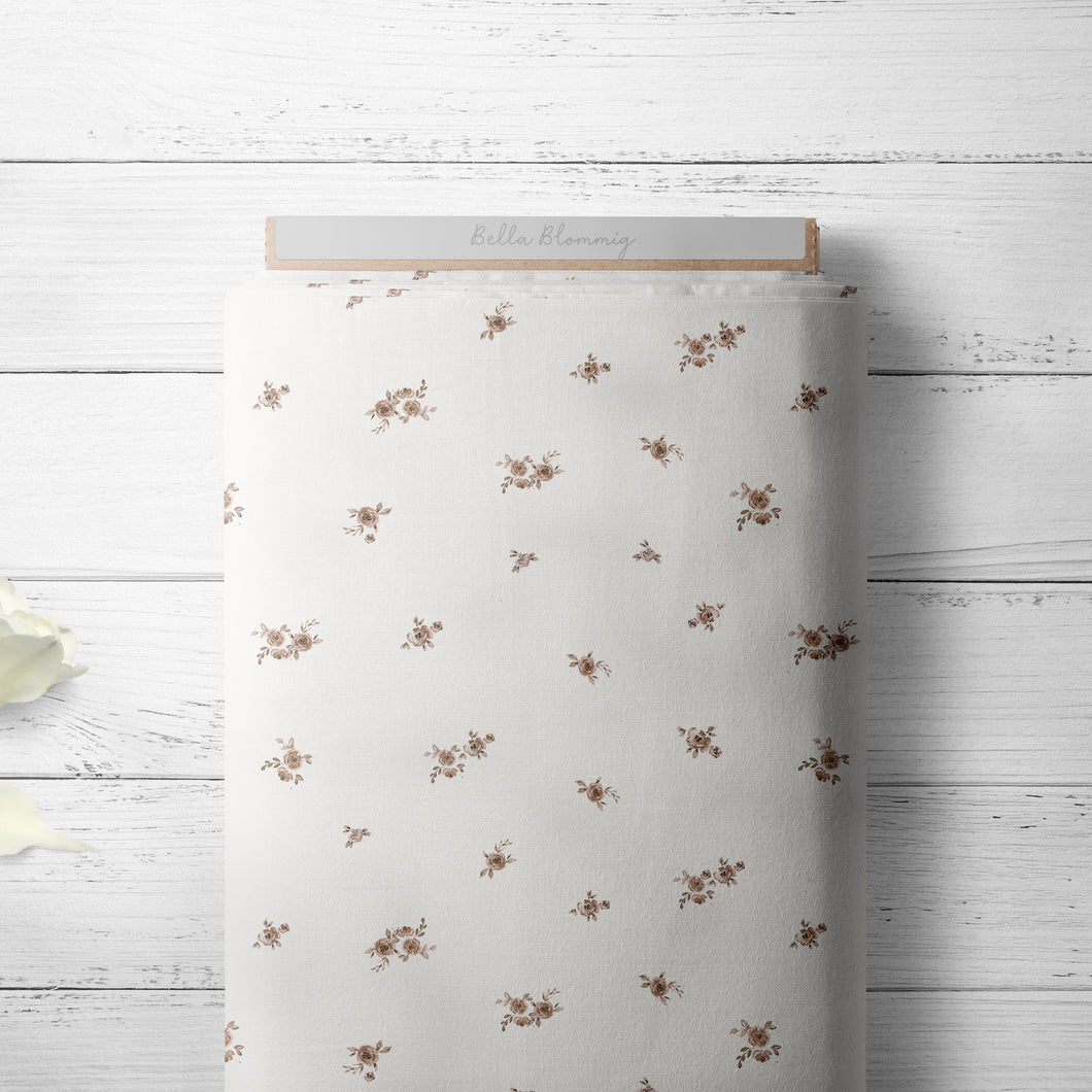 little brown roses - Bio French Terry/ Bio Jersey