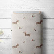 Afbeelding in Gallery-weergave laden, Weihnachtsdackel- Jersey/French Terry - 2 Farben
