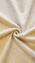 Afbeelding in Gallery-weergave laden, Waffel Leinen Strick - beige melange naturel
