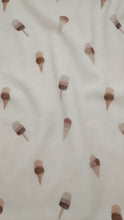 Lade das Bild in den Galerie-Viewer, Frottee Stretch - Little icecream brown

