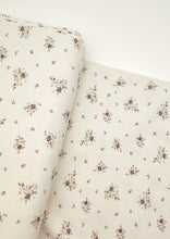 Charger l&#39;image dans la galerie, Little brown flowers &#39;Anna&#39; - Bio Jersey/Bio French Terry
