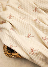 Charger l&#39;image dans la galerie, Pointoille Stripes Feinstrickjersey - &#39;Sweet bow&#39;
