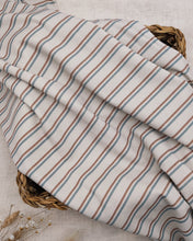 Charger l&#39;image dans la galerie, Bio Ribjersey &quot;Mini Stripes blue brown&#39;
