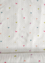 Lade das Bild in den Galerie-Viewer, Pointoille Stripes &amp; Dots - Feinstrickjersey - 'Herzen bunt'
