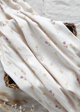 Afbeelding in Gallery-weergave laden, Pointoille Stripes &amp; Dots - Feinstrickjersey - 'Boho Tulips'
