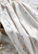 Afbeelding in Gallery-weergave laden, Pointoille Stripes &amp; Dots - Feinstrickjersey - 'Boho Tulips'
