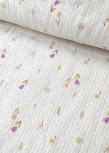 Afbeelding in Gallery-weergave laden, Pointoille Stripes &amp; Dots - Feinstrickjersey - 'Boho Tulips'
